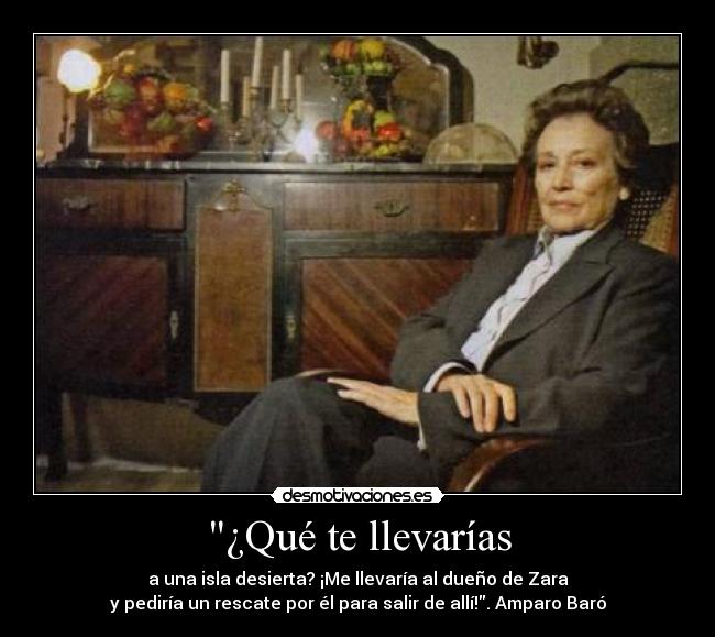 carteles amparo baro isla desierta zara desmotivaciones