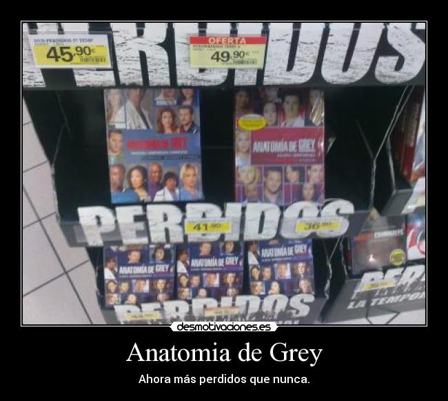 carteles anatomia grey perdidos desmotivaciones