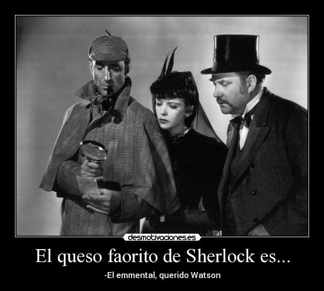 carteles watson sherlock holmes desmotivaciones