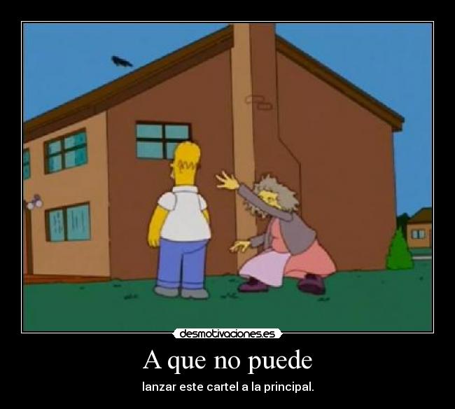 carteles simpsons gato loca desmotivaciones