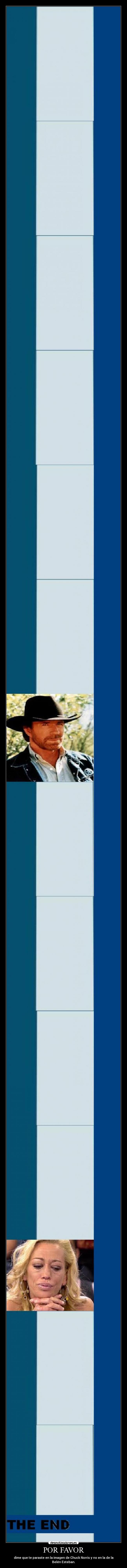 POR FAVOR - dime que te paraste en la imagen de Chuck Norris y no en la de la Belén Esteban.