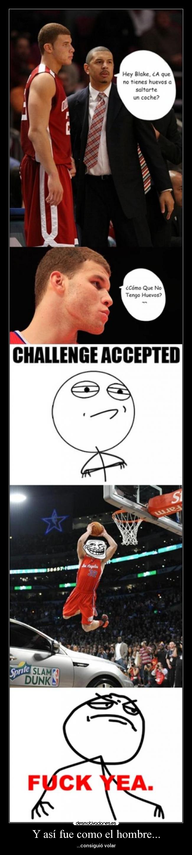 Y así fue como el hombre... - ...consiguió volar