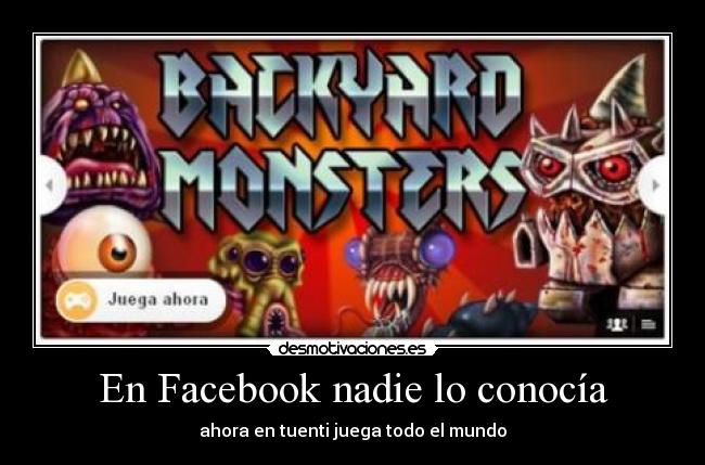 En Facebook nadie lo conocía - ahora en tuenti juega todo el mundo