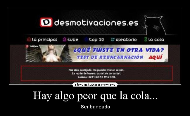carteles hay algo peor que cola desmotivaciones
