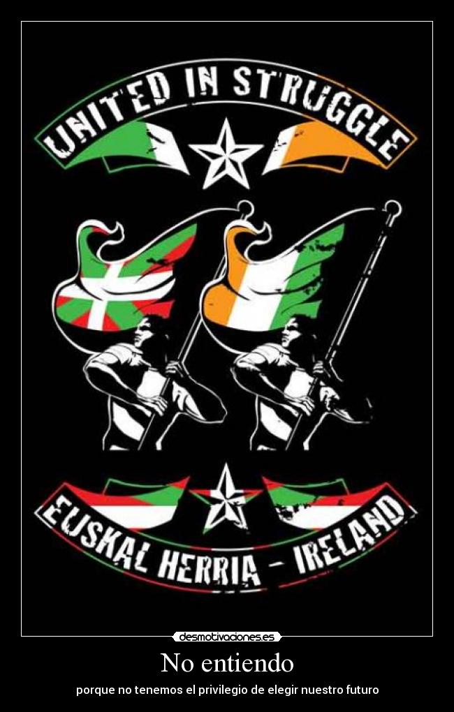 No entiendo - porque no tenemos el privilegio de elegir nuestro futuro