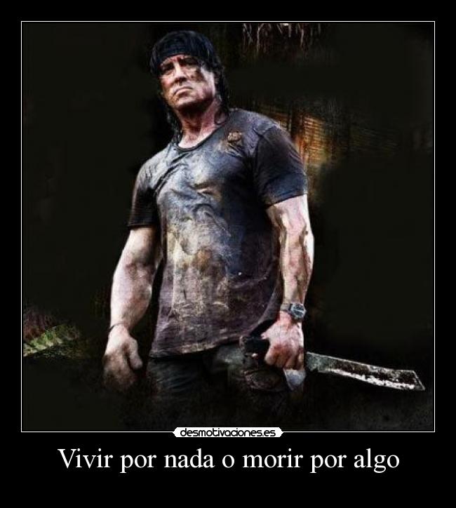 carteles rambo desmotivaciones