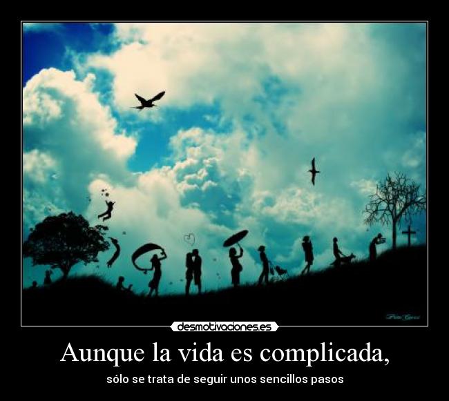 Aunque la vida es complicada, - 