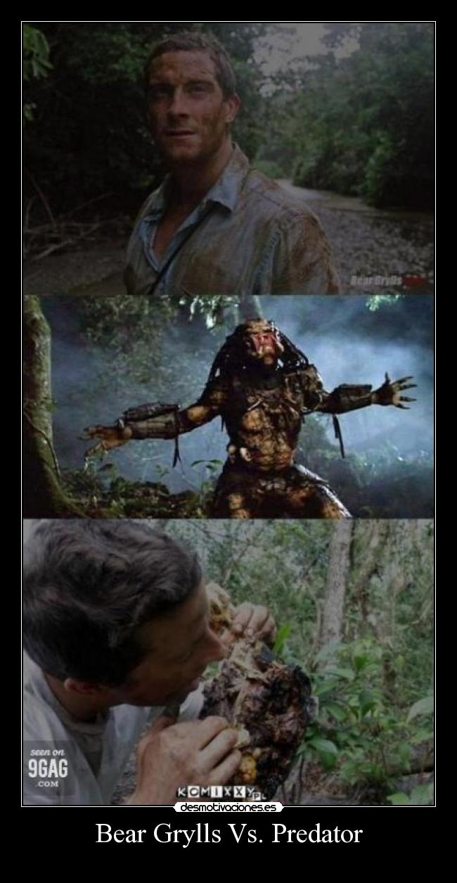 Bear Grylls Vs. Predator -