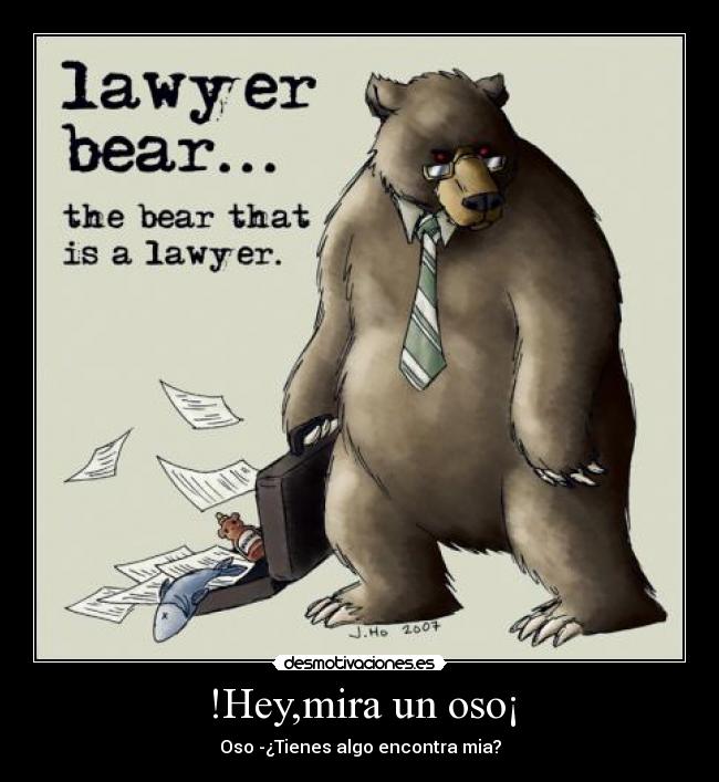 !Hey,mira un oso¡ - 