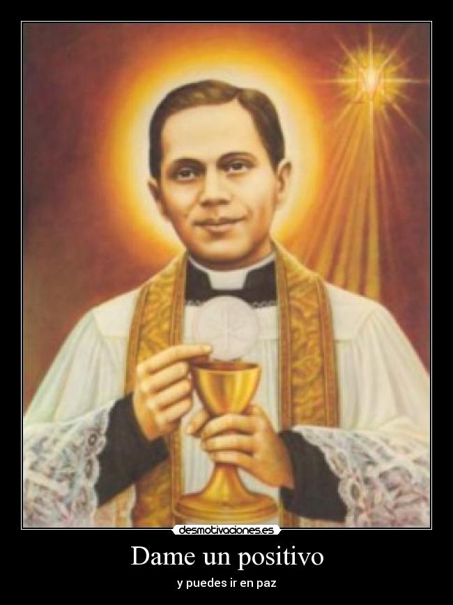 Dame un positivo - y puedes ir en paz