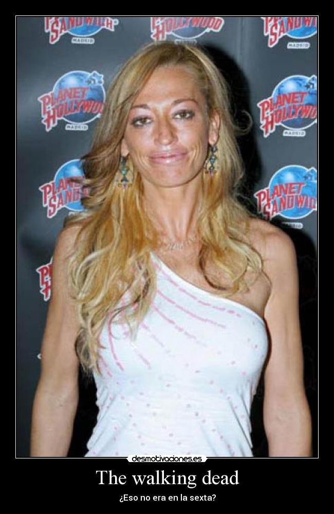 The walking dead - ¿Eso no era en la sexta?