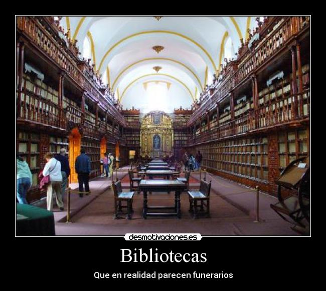Bibliotecas - Que en realidad parecen funerarios