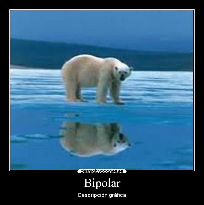 carteles ser bipolar descripcion grafica desmotivaciones