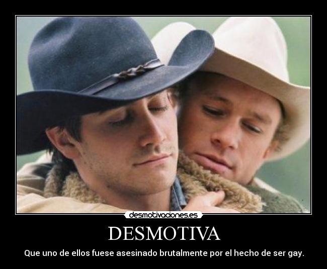 carteles homofobia brokeback mountain desmotivaciones