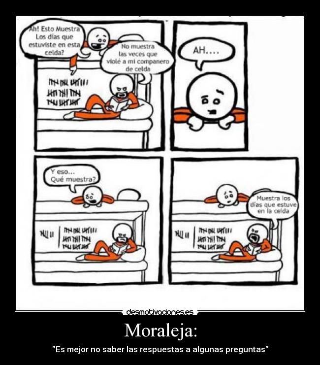 Moraleja: -
