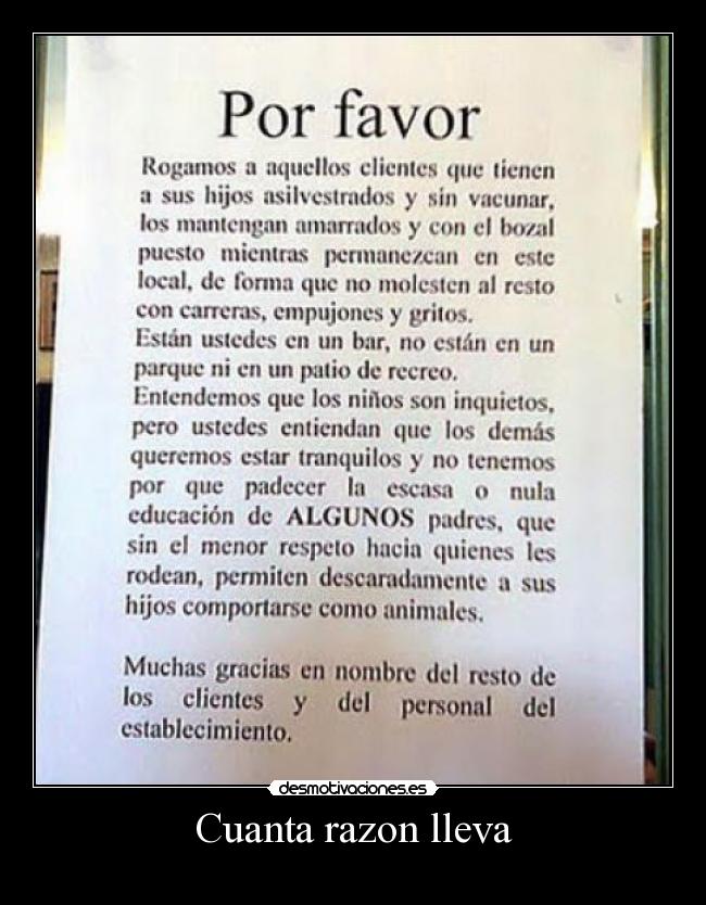 carteles cuanta razon lleva desmotivaciones