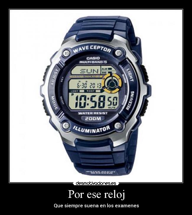 Por ese reloj -