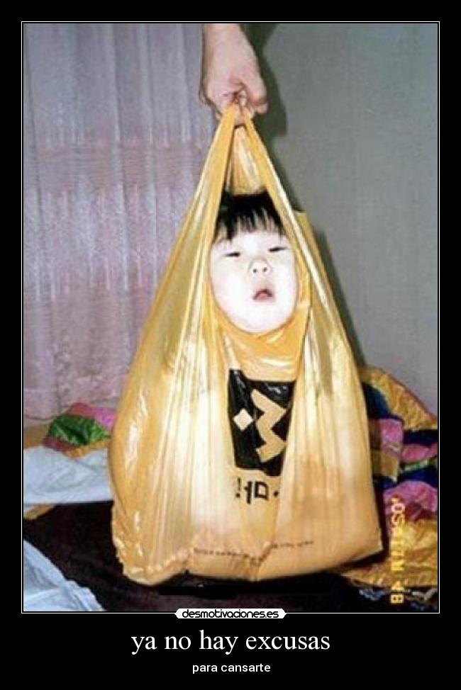 carteles excusas desmotivaciones