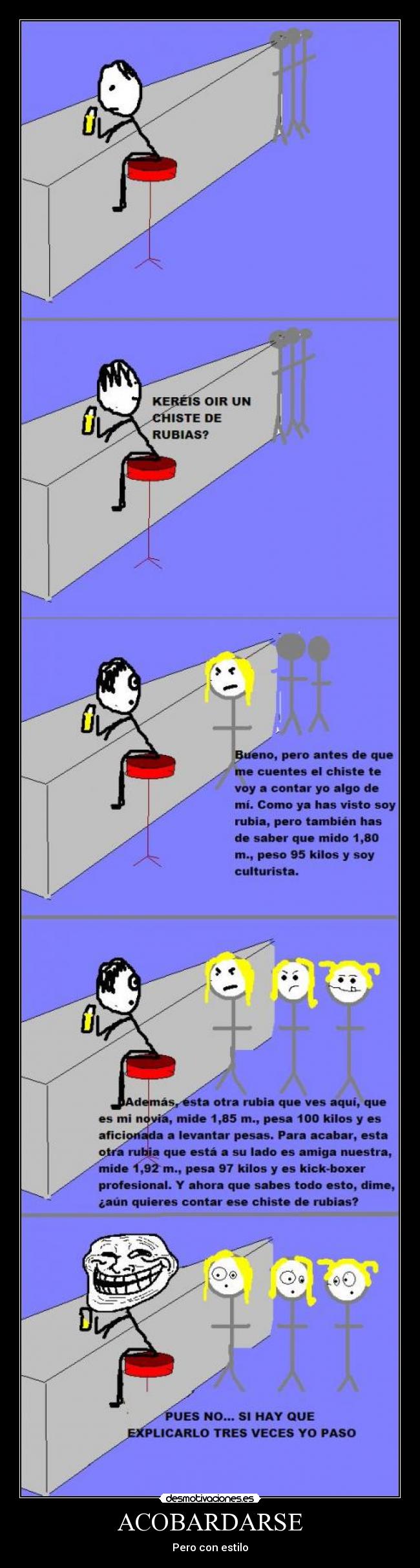 ACOBARDARSE - Pero con estilo