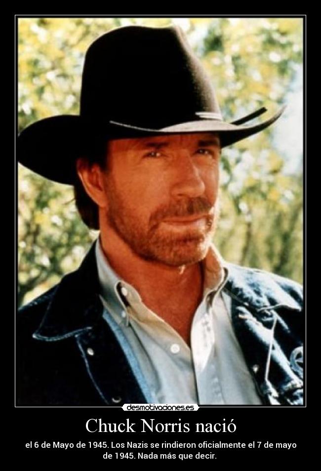 Chuck Norris nació - 
