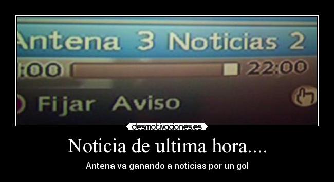 Noticia de ultima hora.... -