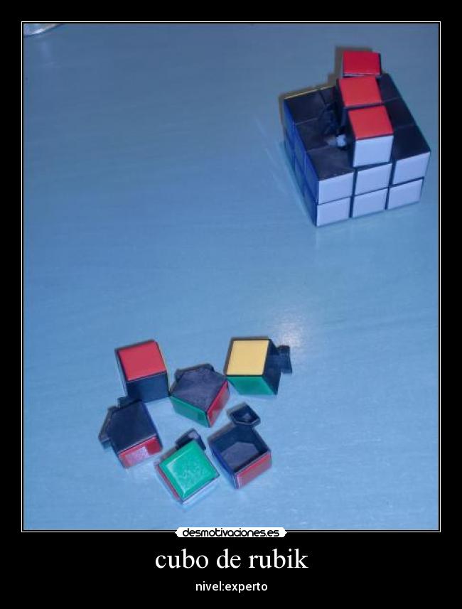 cubo de rubik - nivel:experto