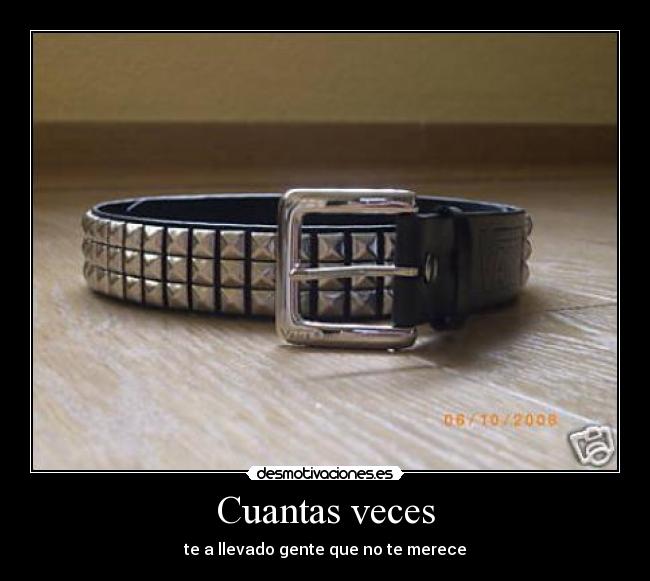 Cuantas veces -