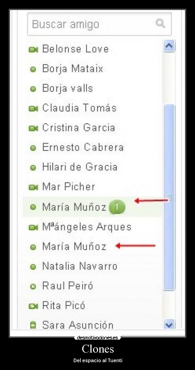 Clones - Del espacio al Tuenti