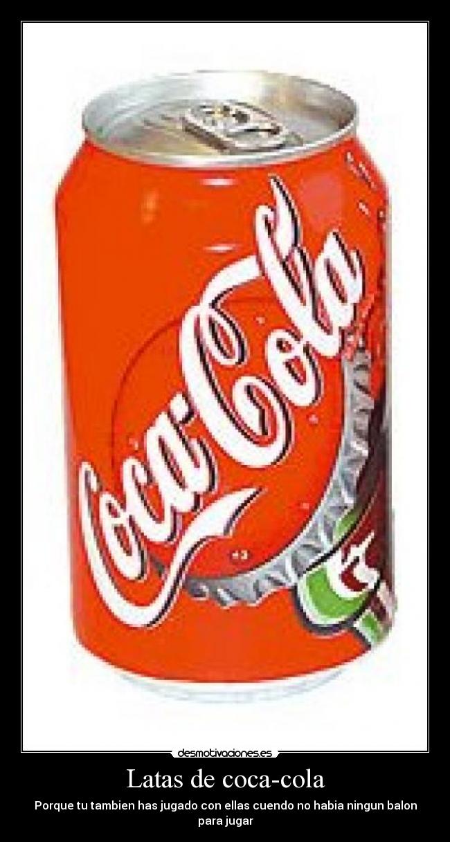 Latas de coca-cola -