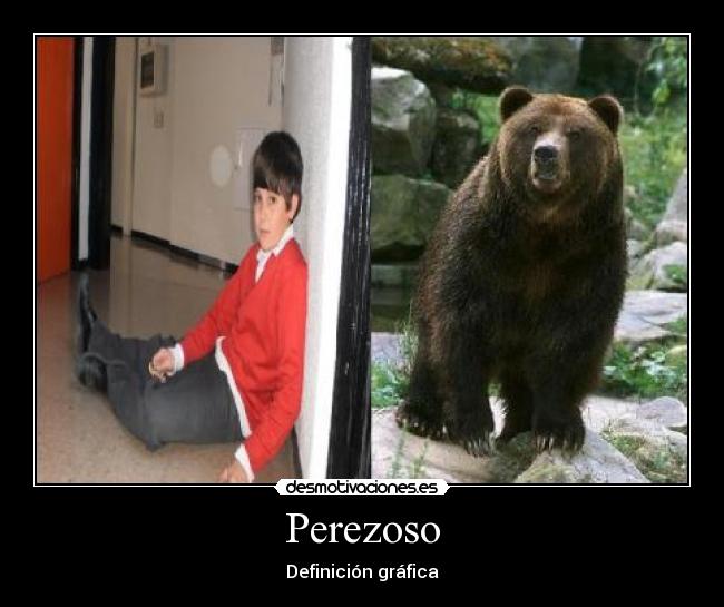 Perezoso - Definición gráfica