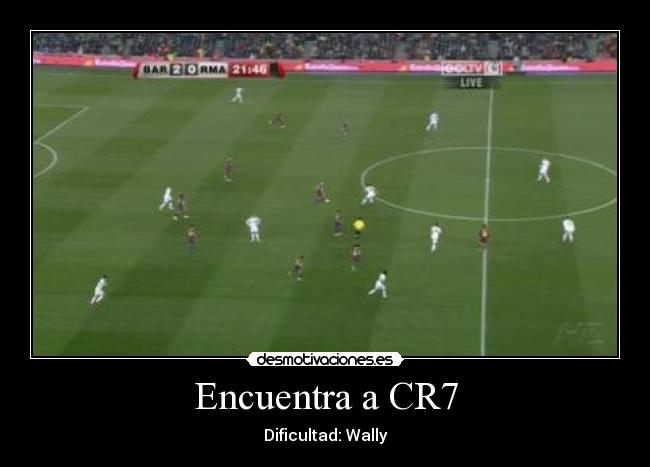 Encuentra a CR7 -