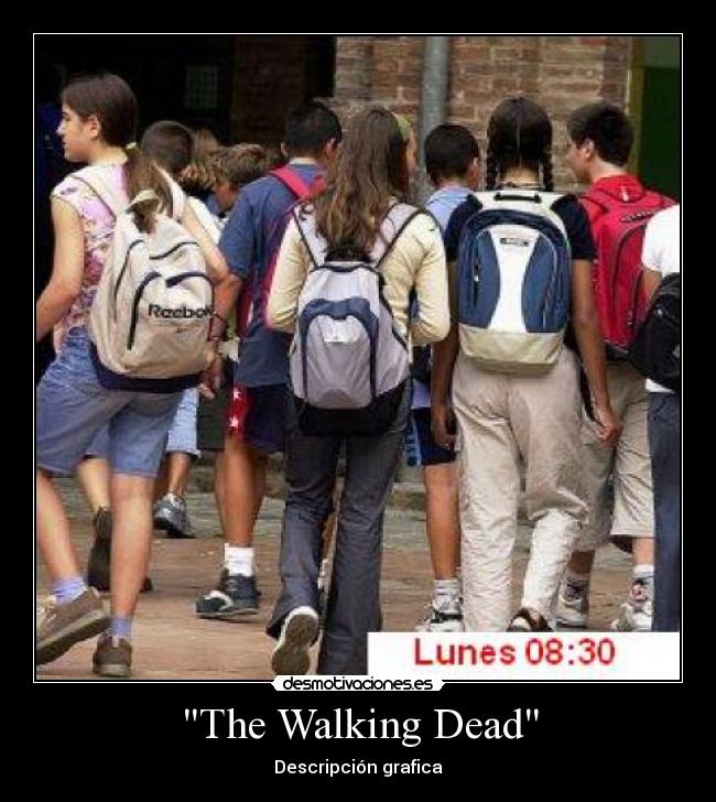 carteles the walking dead descripcion grafica desmotivaciones