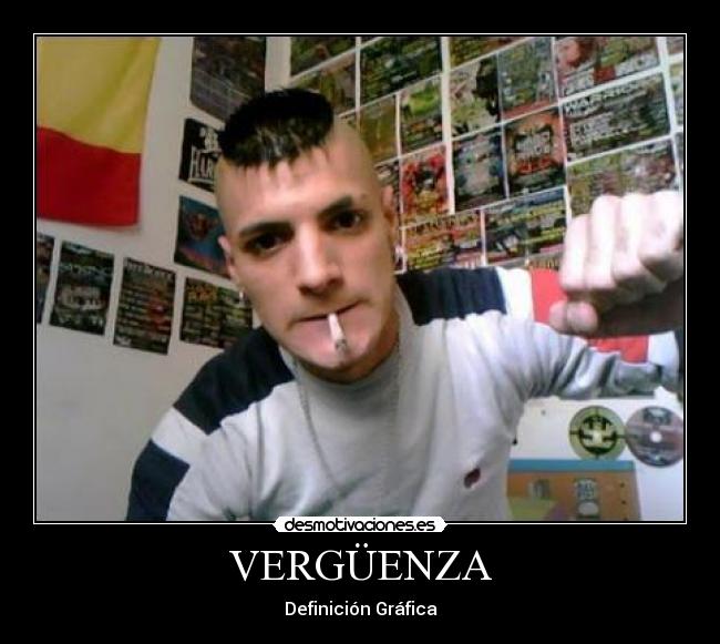 VERGÜENZA - Definición Gráfica