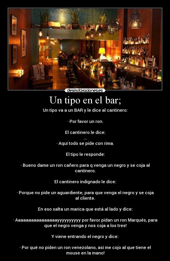 carteles tipo bar desmotivaciones