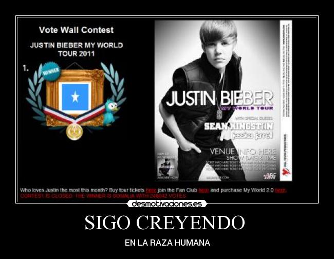 SIGO CREYENDO - EN LA RAZA HUMANA