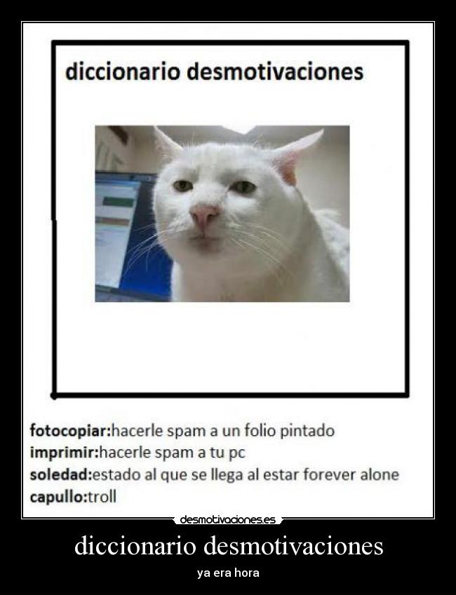 diccionario desmotivaciones -