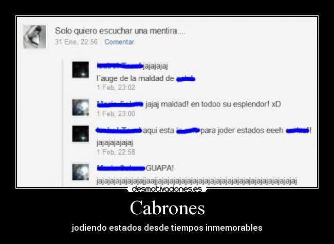 Cabrones - jodiendo estados desde tiempos inmemorables