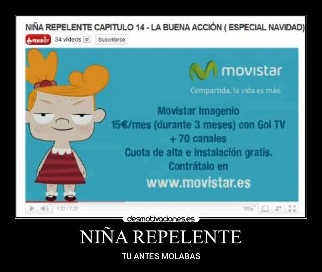 NIÑA REPELENTE -