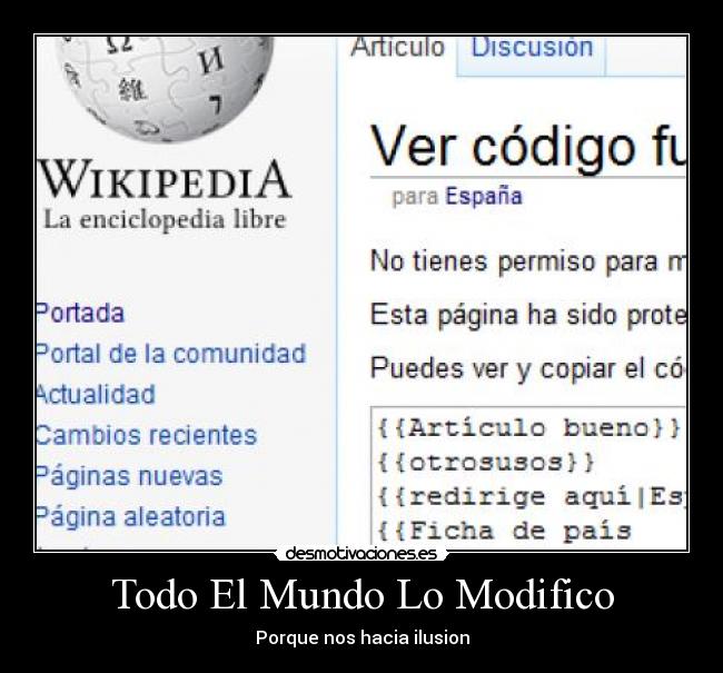 Todo El Mundo Lo Modifico -