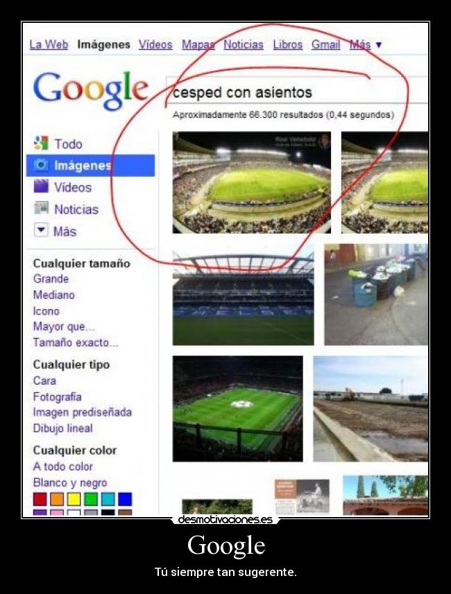 Google - Tú siempre tan sugerente.