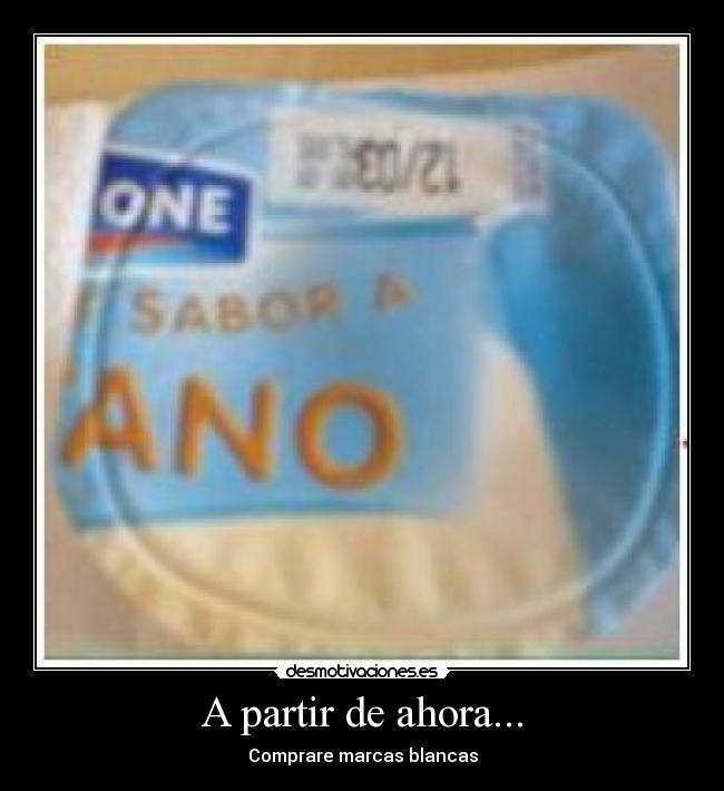 A partir de ahora... -