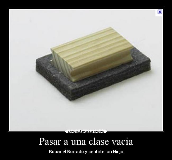 Pasar a una clase vacia - 