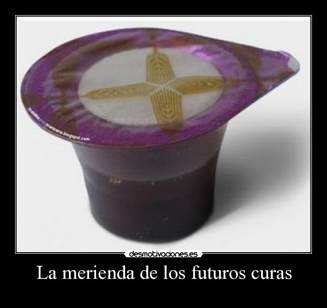 La merienda de los futuros curas -