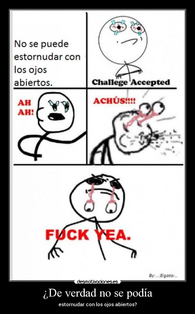 ¿De verdad no se podía - 