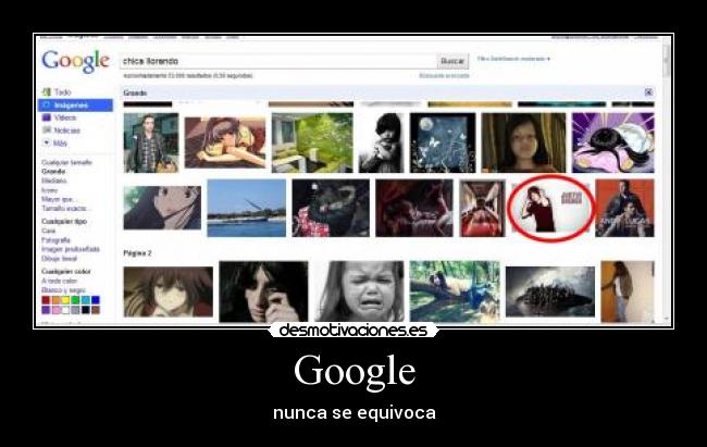 Google - nunca se equivoca