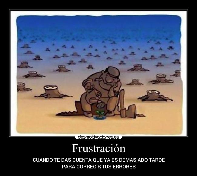 Frustración -