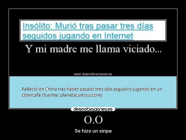 O.O - Se hizo un sinpa