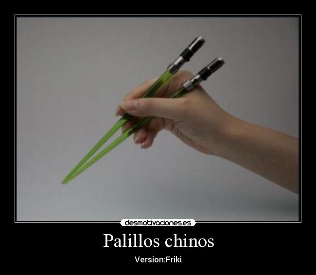 Palillos chinos - Version:Friki