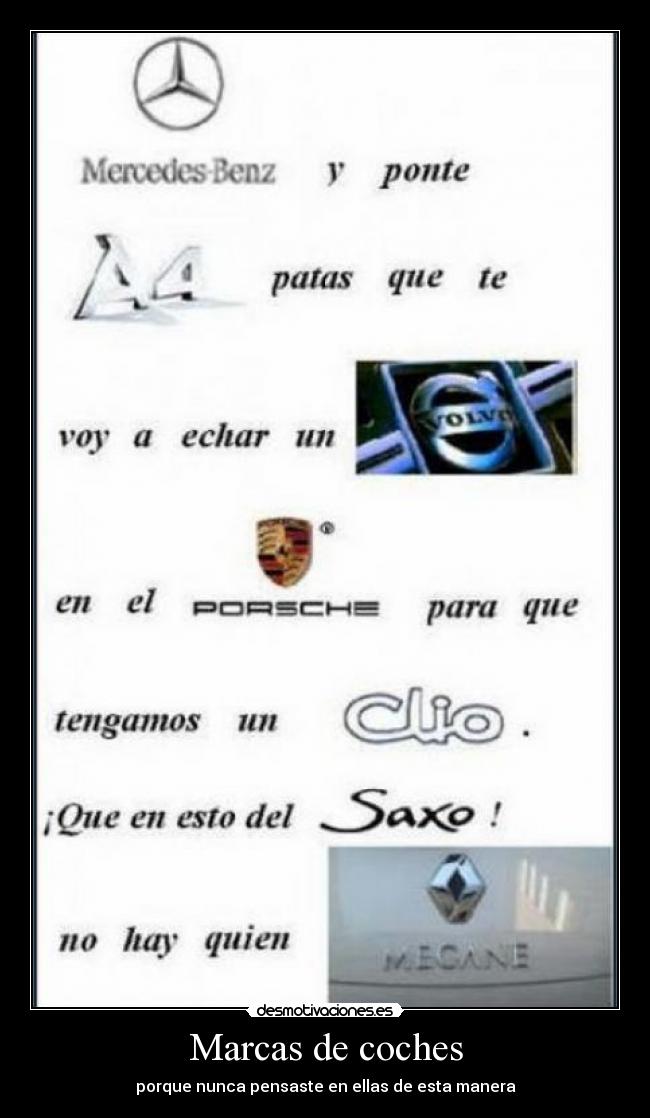 Marcas de coches -