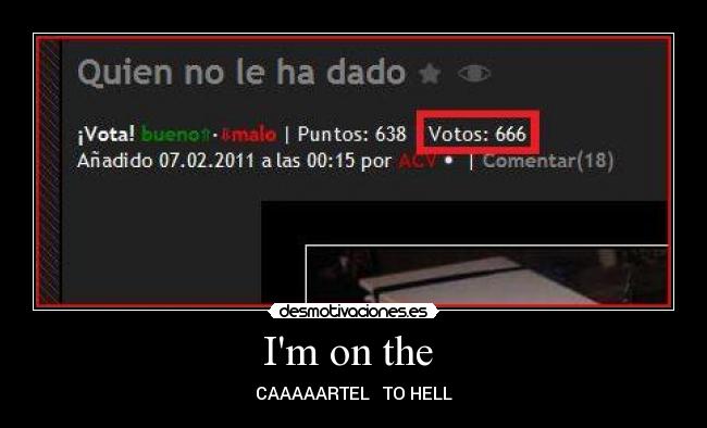 carteles cartel 666 desmotivaciones